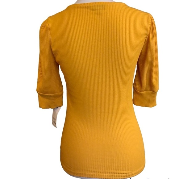 Golden Yellow Top NWT - Picture 4 of 7